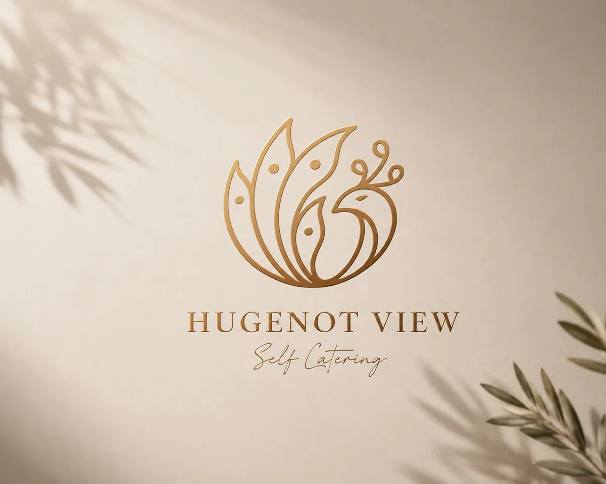 Hugenot View - Logo and brand identity